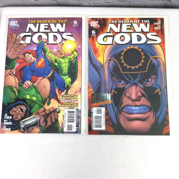 DC Comics The Death Of the New Gods #1-8 2007 2008 Eight Comic Book Bundle - Picture 4 of 5